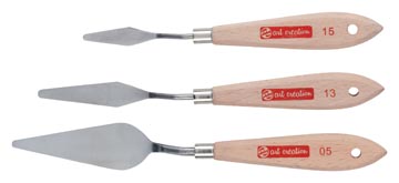 Set van 3 schildersmes art creation talens