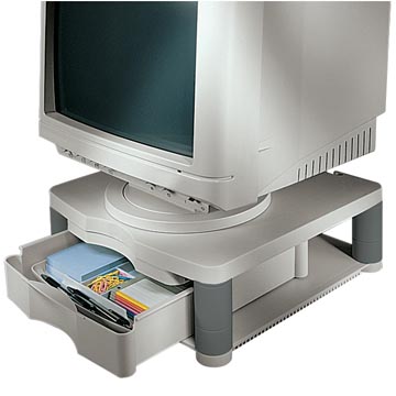 Monitorstandaard plus met opberglade 343  x165 x 333 mm fellowes