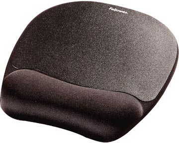 Muismat met polssteun memory foam zwart fellowes