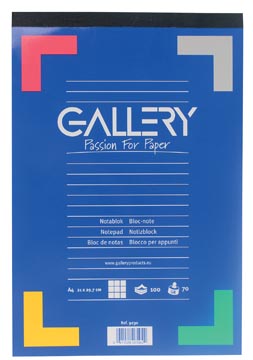 Schrijfblok kopgeniet geruit q5 100 vel 70gr a4 gallery
