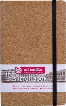 Talens Art Creation schetsboek Kurk, 140 g/m², ft 13 x 21 cm, 80 vel