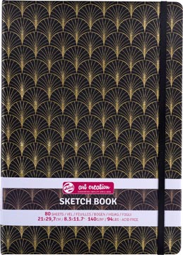 Talens Art Creation schetsboek Art Deco, 140 g/m², ft 21 x 29,7 cm, 80 vel