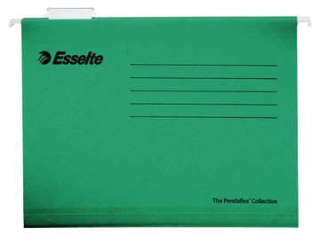 Esselte dossiers suspendus pour tiroirs Classic ft folio, entraxe 365 mm, vert