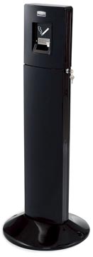 Peukenzuil metropolitan 43 x 109 cm  zwart rubbermaid