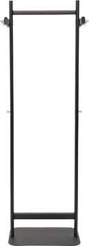 MAUL kapstok salsa metaal, hoogte 172 cm, 8 kledinghaken en kledingstang, zwart RAL 9004