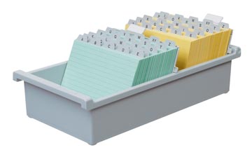 Fichebak horizontaal a6 grijs han