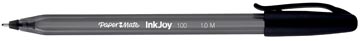 Stylo bille inkjoy 100 avec capuchon noir papermate