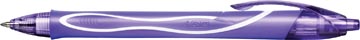 Bic Gel-ocity Quick Dry roller à encre gel, pourpe