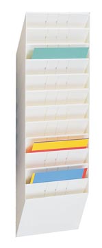 Folderhouder flexiboxx 12-delig horizontaal a4 wit durable