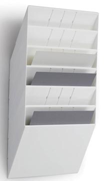 Folderhouder flexiboxx 6-delig horizontaal a4 wit durable