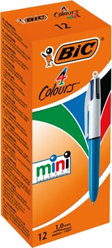 Balpen 4 kleuren mini 0.32 mm  bic