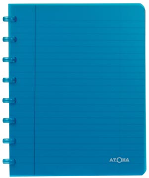 Schrift pp gelijnd 72 vel 90gr a5 transparant assorti atoma