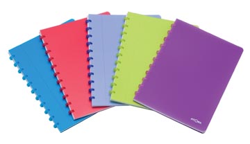 Schrift pp geruit q5 72 vel 90gr a4 transparant assorti atoma
