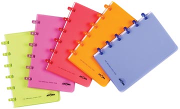 Notaboekje trendy pp geruit q5 60 vel a6 assorti atoma