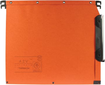 Hangmap kast azv 330 mm bodem 50 mm oranje l'oblique