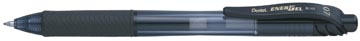 Roller energel-x  bl107 zwart pentel