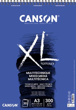 Canson album XL Mix Media 300 g/m² ft A3, bloc de 30 feuilles