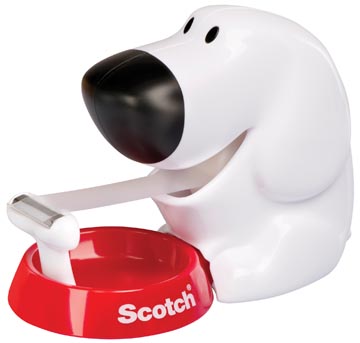 Plakbandafroller hond c31 incl. 1 rol magic tape scotch