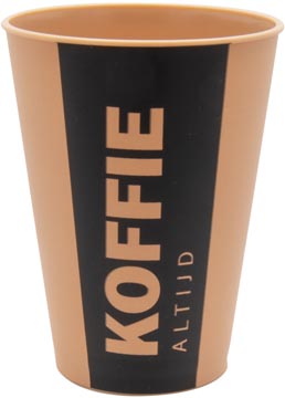 Conpax gobelet réutilisable Altijd Koffie, en PP, 180 ml, paquet de 20 pièces