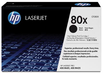 Hp toner cf280x noir 6,9k