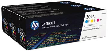 Hp toners tripack c/m/y  ce411a/ce412a/ce413a