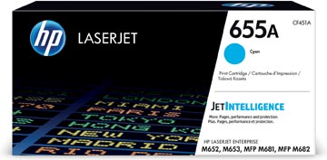 HP toner 655A, 10 500 pages, OEM CF451A, cyan