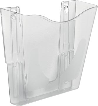 Folderhouder verticaal  a4 transparant deflect-o