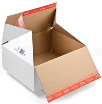 Colompac boîte d'expédition CP155, ft 18,4 x 14,9 x 12,7 cm, brun