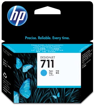 Hp cartridge nr.711 cyaan cz130a   29 ml