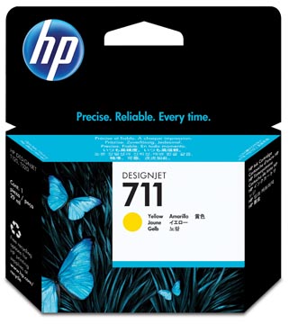 Hp cartridge nr.711 yellow cz132a