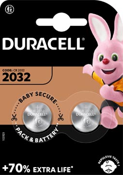 Bl.2 knoopcellen electronics dl/cr2032 duracell