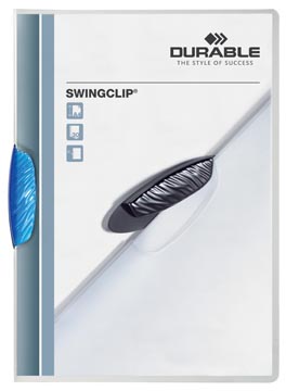 Dur.swingclip clip bleu transp