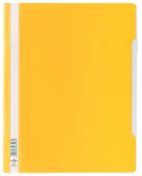 Bestekmap extra breed a4 geel durable 