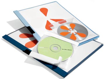P.10 zelfklevende cd-hoezen transparant durable