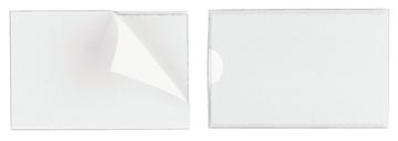 P.10 pocketfix  zelfklevende hoes visitekaart 57 x 90 mm durable