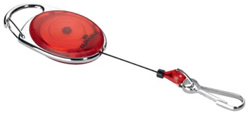 Afrolmechanisme style met karabijnhaak rood durable