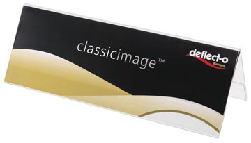 Deflecto porte-nom chevalet de table pour ft A4