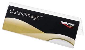 Deflecto porte-nom chevalet de table pour ft A5