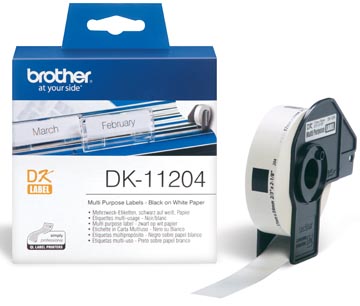 Rouleau 400 etiquettes papier 17 x 54mm brother