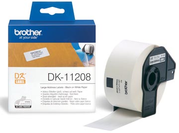 Rouleau 400 etiquettes papier 38 x 90 mm brother*