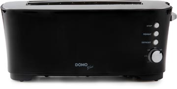 Domo Broodrooster B-Smart, voor 4 sneden brood, zwart