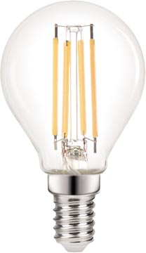Mini globe led lamp e14 dimbaar 2700k 3.4w 470 lumen integral
