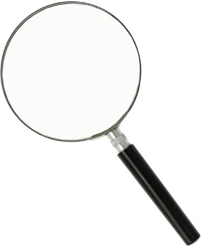 Westcott leesloep, diameter: 90 mm, vergroot tot 2 keer, zwart