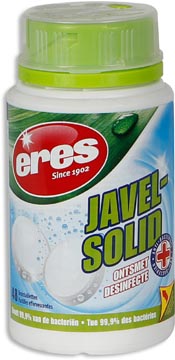 Eres javel solid pastille effervescent, pot de 48 pièces