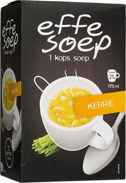 Effe Soep 1-tasse, curry, 175 ml, boîte de 21 sachets