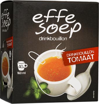 Effe Soep bouillon à boire, tomate, 160 ml, boîte de 40 sticks