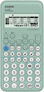 Wetenschappelijke rekenmachine fx92b secondaire casio