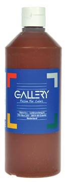F 500 ml plakkaatverf donkerbruin gallery