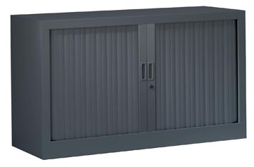 Roldeurkast, ft 69,5 x 120 x 43 cm, antraciet