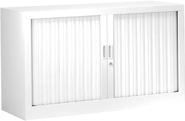 Roldeurkast, hoogte 69,5 cm, wit